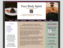 Tablet Screenshot of facebodyspirit.net